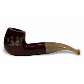 Cachimbo Bertoldi Elite Mini Vermelho Curvo Peça Única